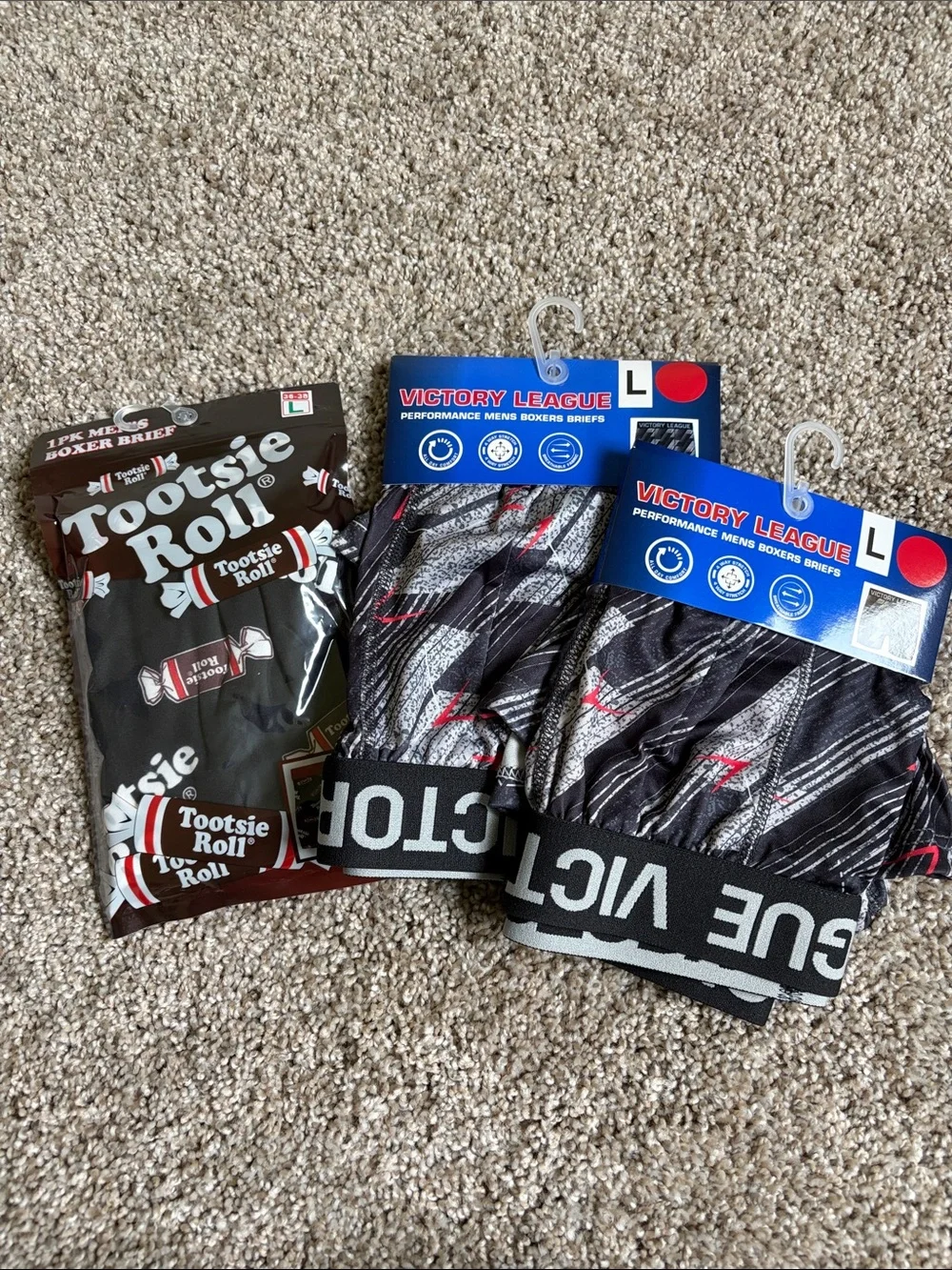 Mens large boxer briefs underwear bundle